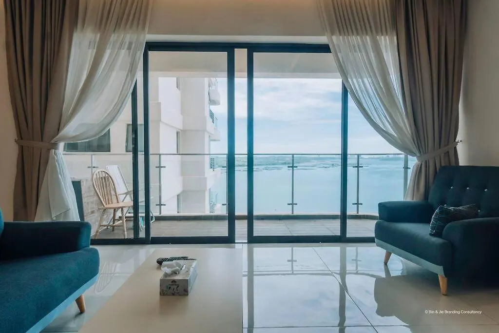 New! Super Seaview 6Pax Lovell Danga Bay 3Br Apartment Johor Bahru Malaysia