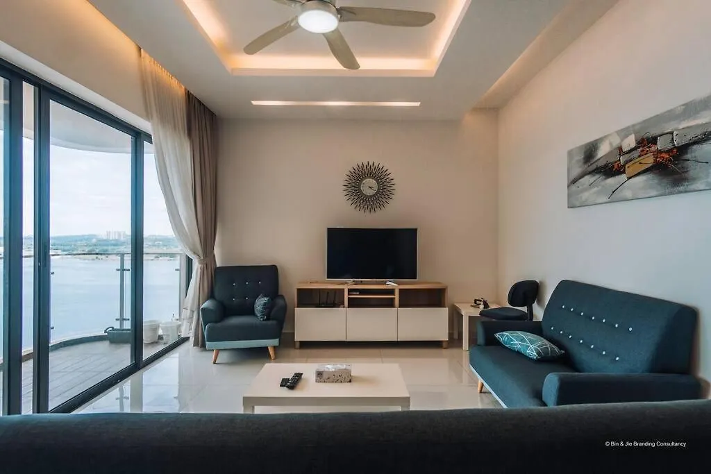New! Super Seaview 6Pax Lovell Danga Bay 3Br Apartment Johor Bahru